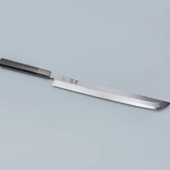 Yamawaki Hamono Aogami Damast Ebony Sakimaru Takohiki 33 cm