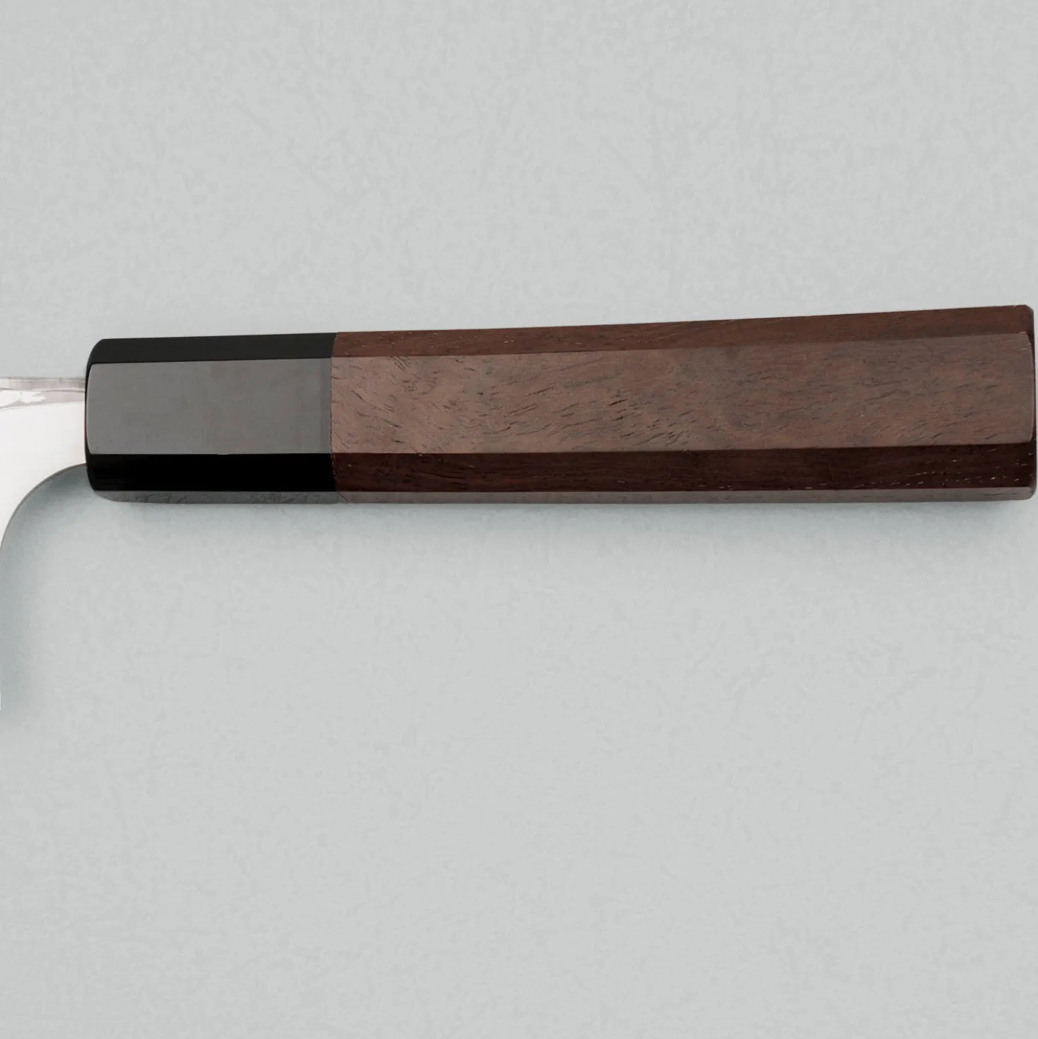 Yauji Yoshihiro Aogami #2 Damast Single Bevel Santoku 16.5