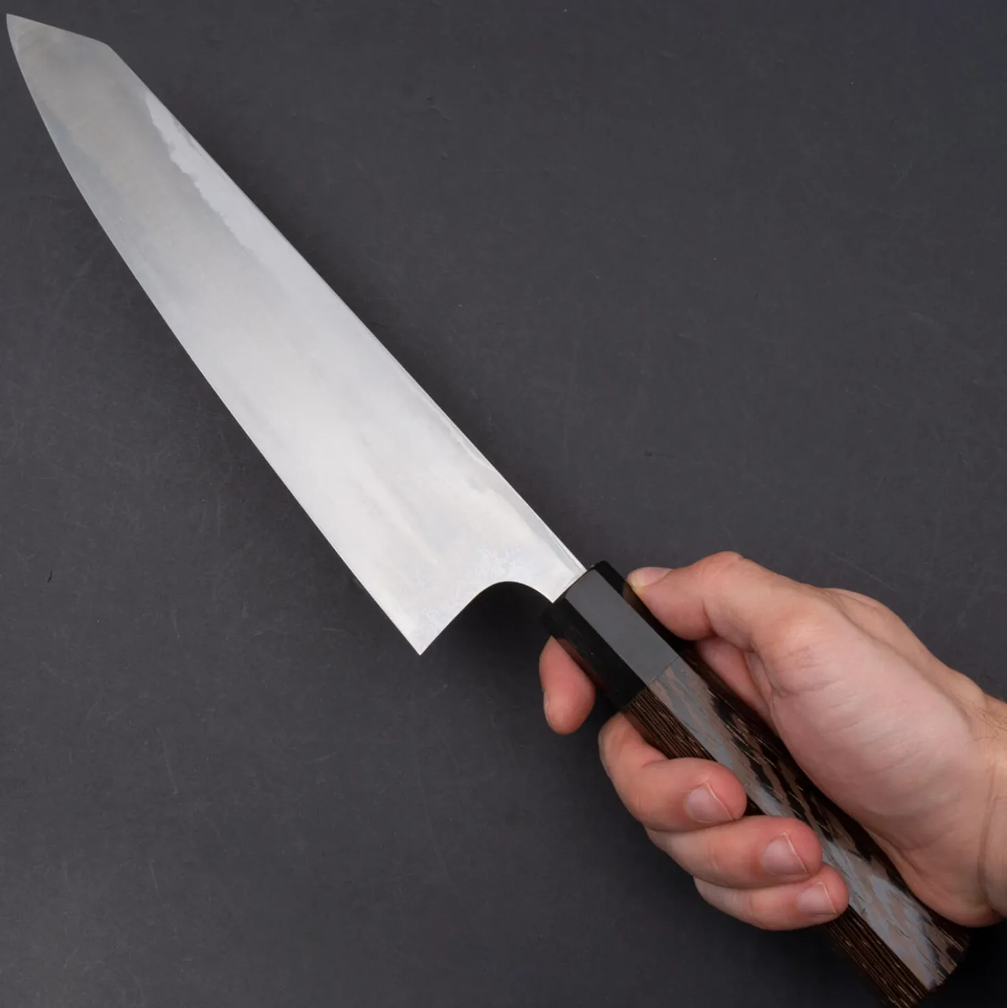 Yauji Yoshihiro Aogami #2 Damast Single Bevel Kiritsuke 240