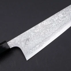 Yauji Yoshihiro Aogami #2 Damast Single Bevel Kiritsuke 210