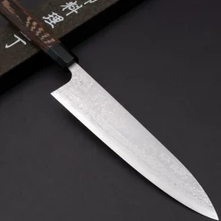 Yauji Yoshihiro Aogami #2 Damast Single Bevel Gyuto 240
