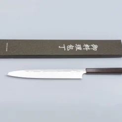 Yauji Yoshihiro Aogami #2 Damast Yanagiba 30 cm