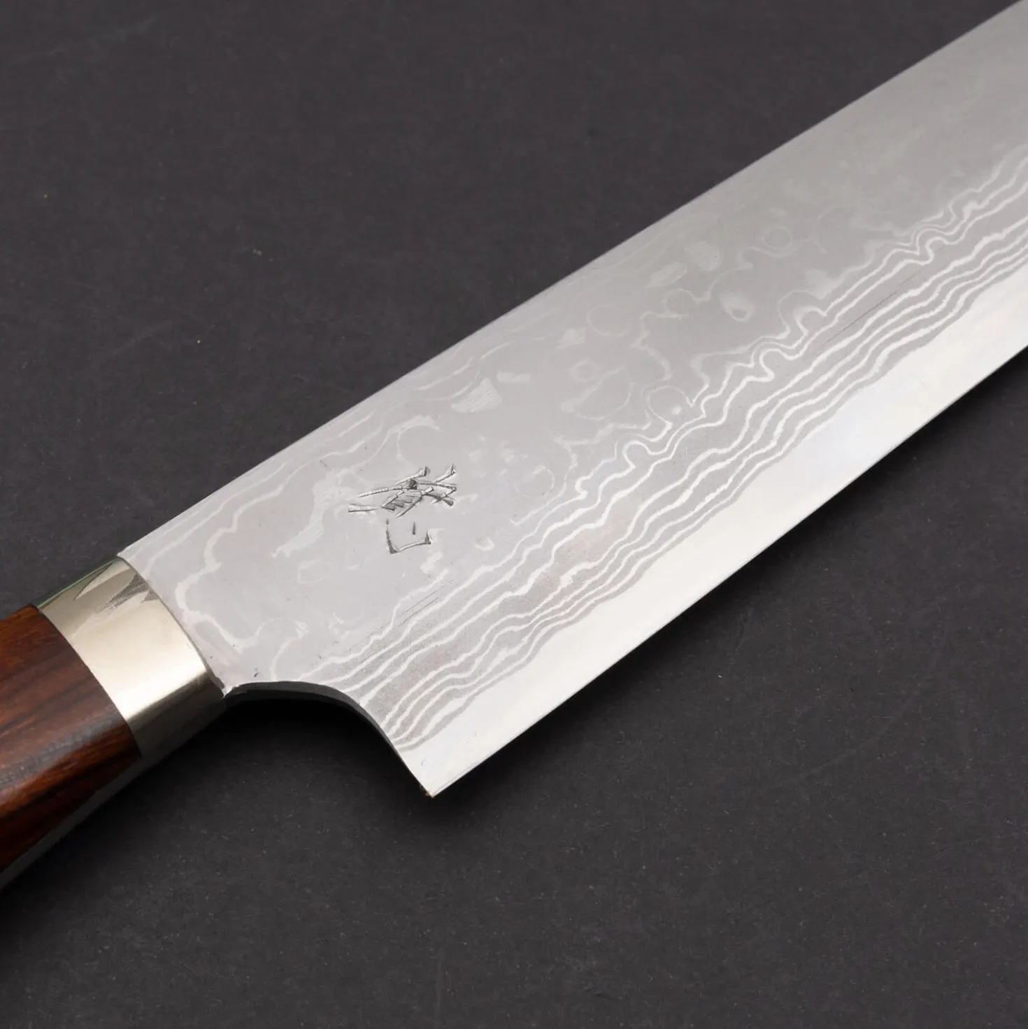 Yauji Yoshihiro Aogami #2 Damast Yanagiba 27 cm