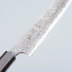 Yauji Yoshihiro Aogami #2 Damast Yanagiba 24 cm