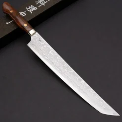 Yauji Yoshihiro Aogami #2 Damast Sakimaru Yanagiba 27 cm