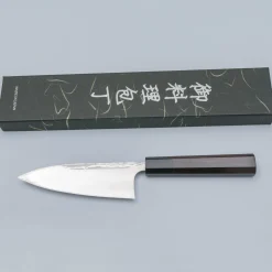 Yauji Yoshihiro Aogami #2 Damast Deba 15 cm