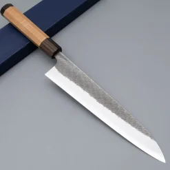 Yoshikane Shirogami #2 Kurouchi Tsuchime Gyuto 240