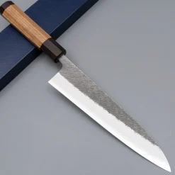 Yoshikane Shirogami #2 Kurouchi Tsuchime Gyuto 210