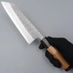 Yoshikane Shirogami #2 Kurouchi Tsuchime Bunka 16.5 cm