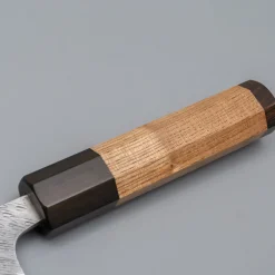 Yoshikane Shirogami #2 Kurouchi Tsuchime Bunka 16.5 cm