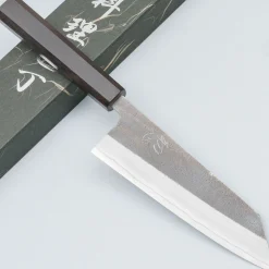 Yoshikane Shirogami #2 Kurouchi Nashiji Bunka 16 cm