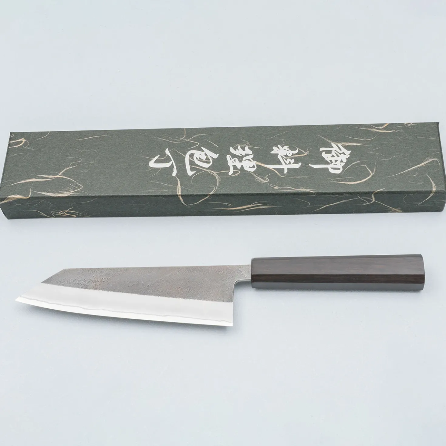 Yoshikane Shirogami #2 Kurouchi Nashiji Bunka 16 cm