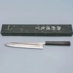Yoshikane Shirogami #2 Nashiji Ebony Sujihiki 240