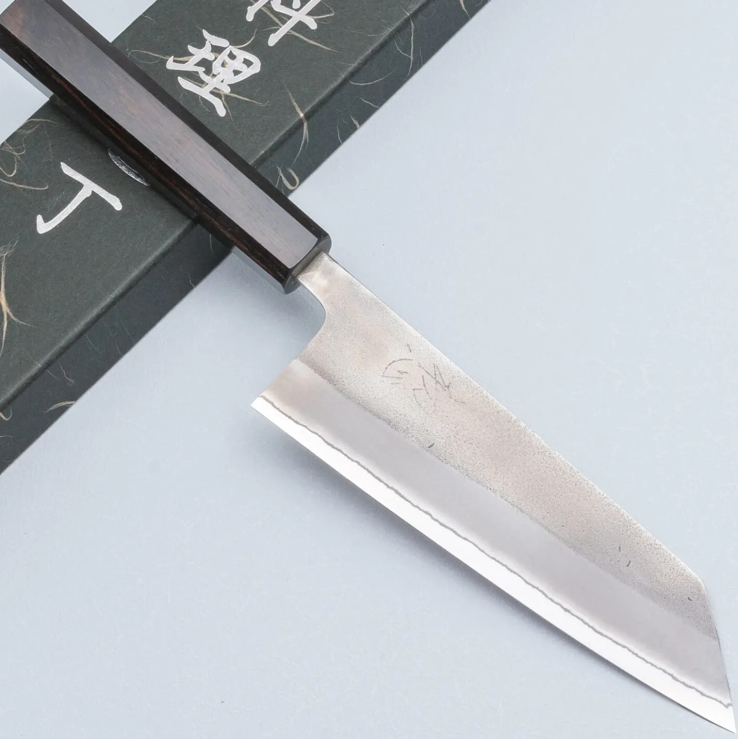 Yoshikane Shirogami #2 Nashiji Ebony Bunka 16 cm