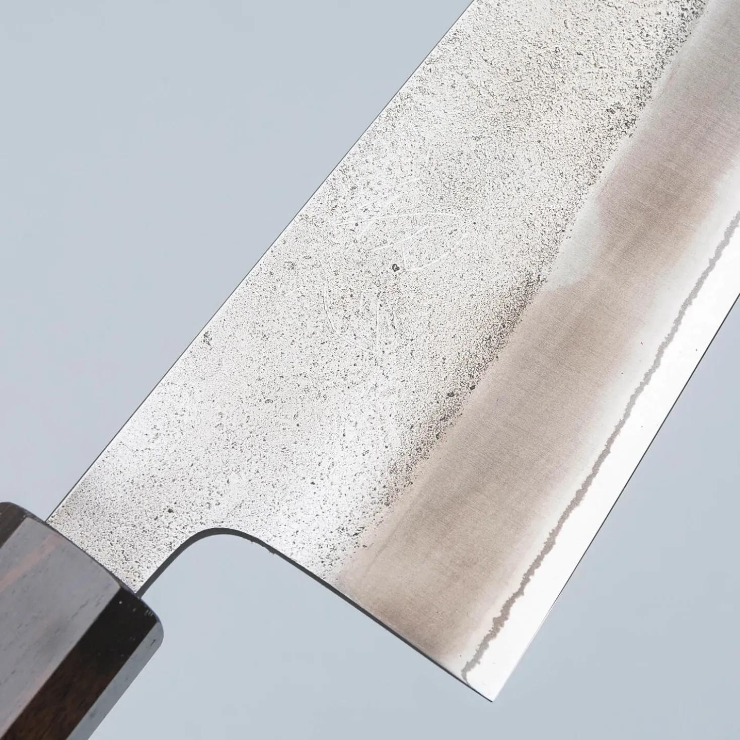 Yoshikane Shirogami #2 Nashiji Ebony Santoku