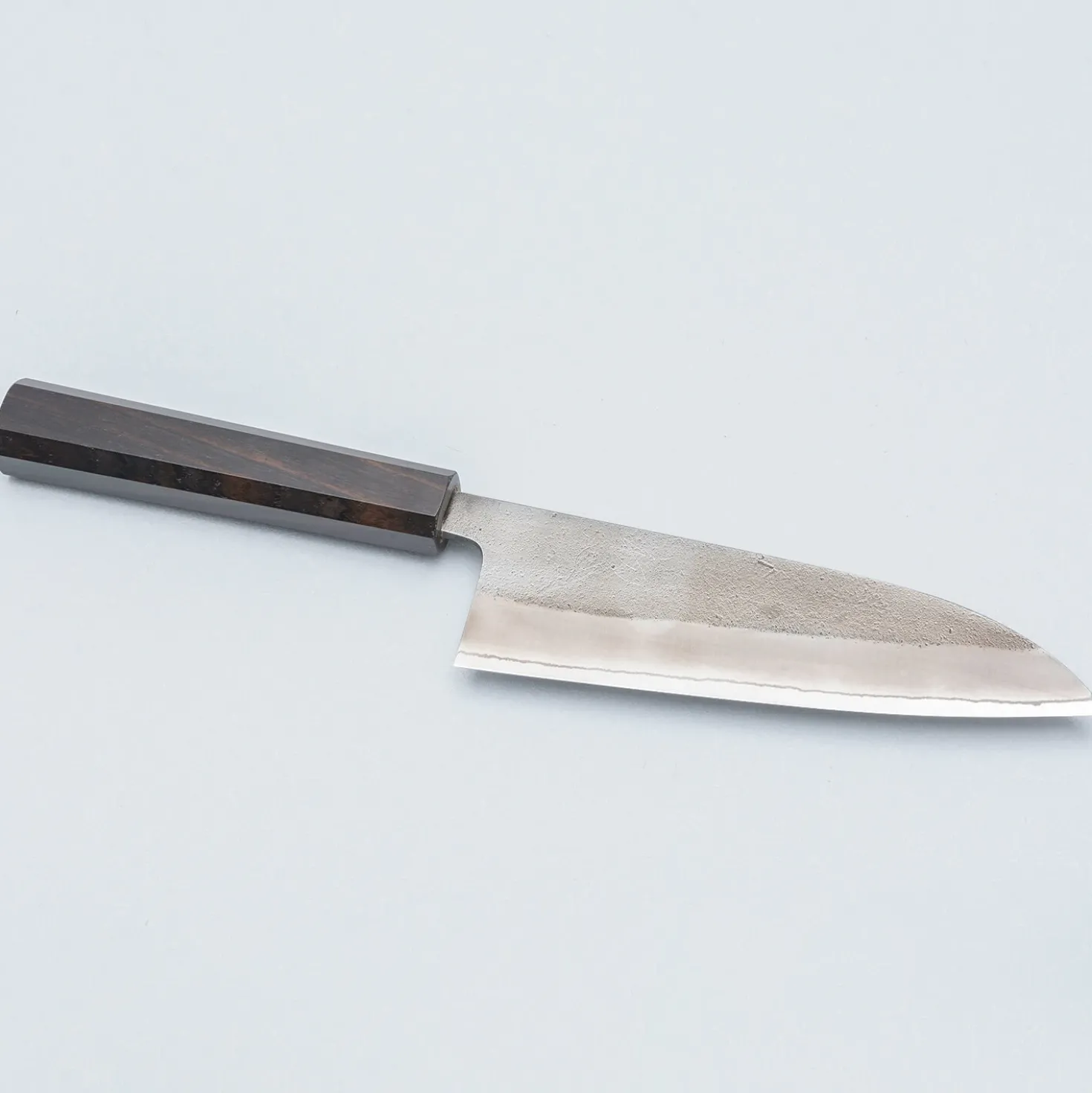 Yoshikane Shirogami #2 Nashiji Ebony Santoku