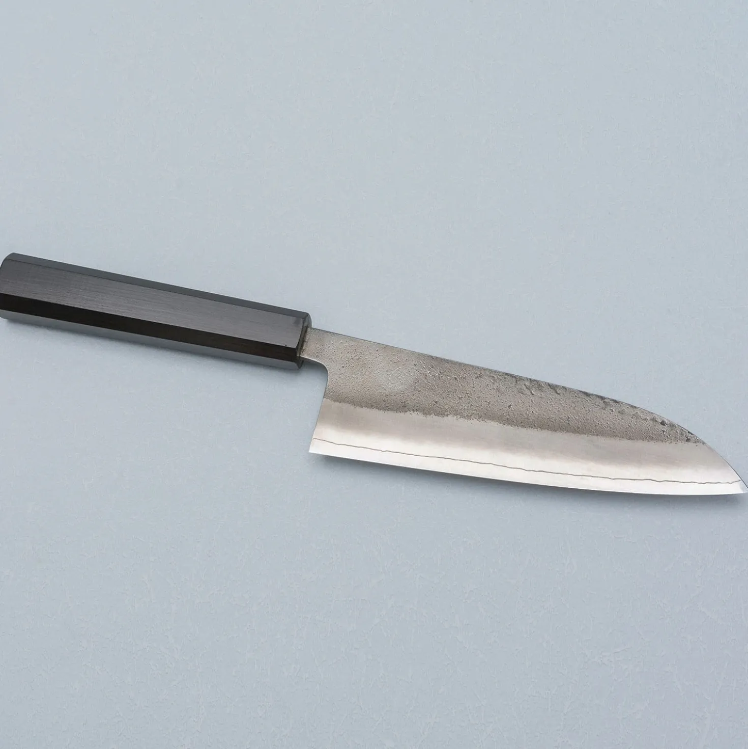 Yoshikane SKD Nashiji Ebony Santoku 16.5 cm