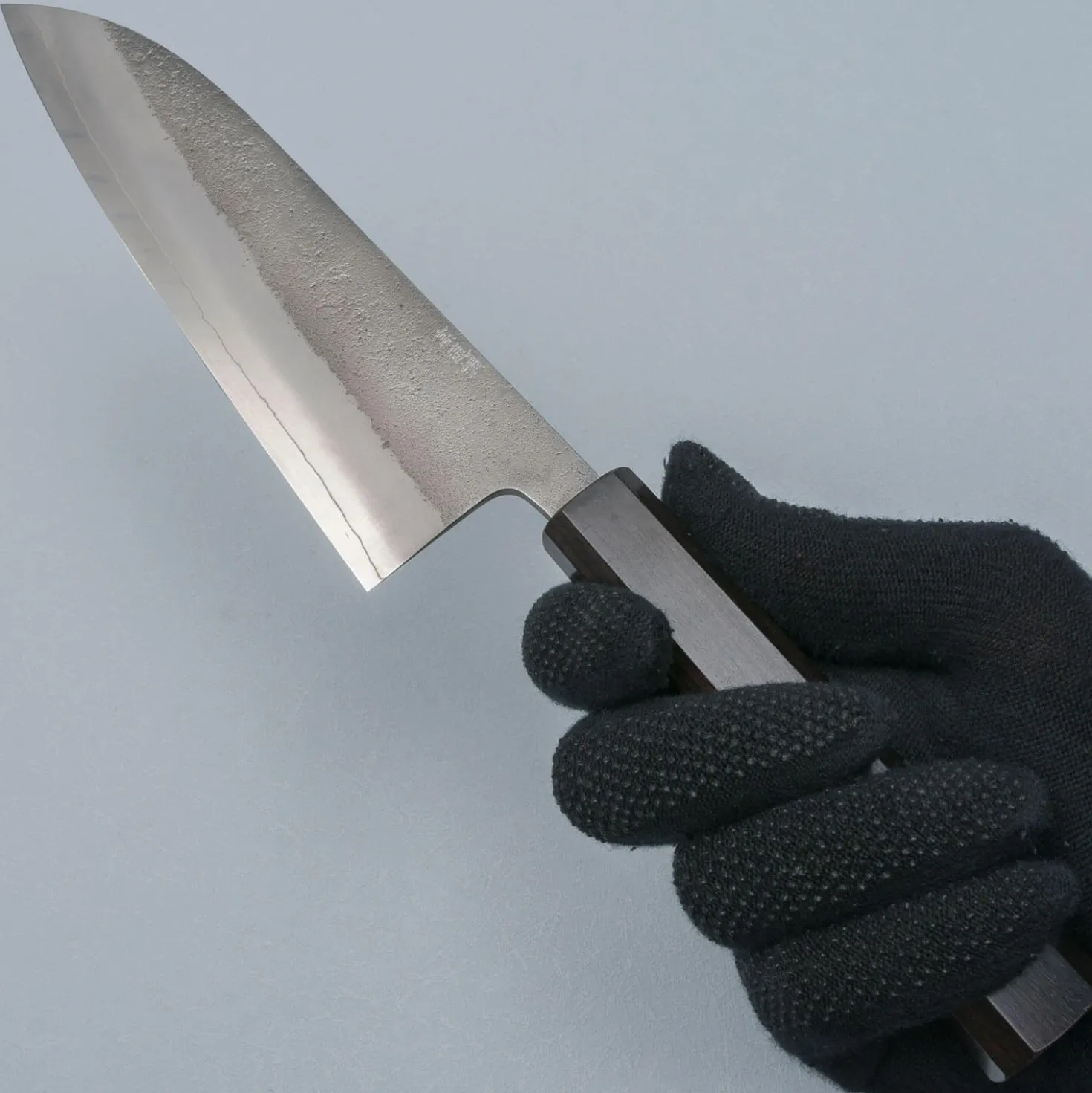 Yoshikane SKD Nashiji Ebony Santoku 16.5 cm