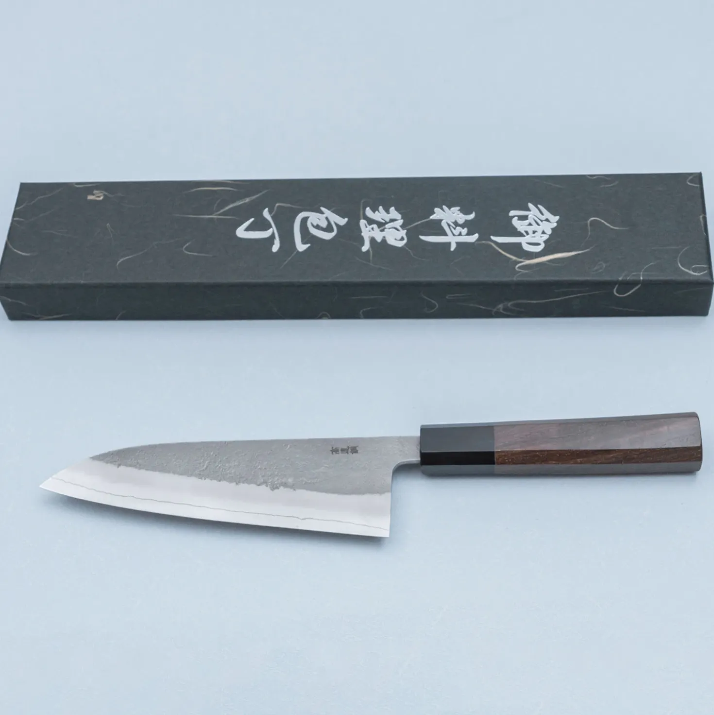 Yoshikane SKD Nashiji Walnut Santoku 16.5 cm