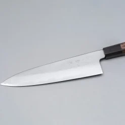 Yoshikazu Tanaka Shirogami #1 Damast Wenge Gyuto 21 cm