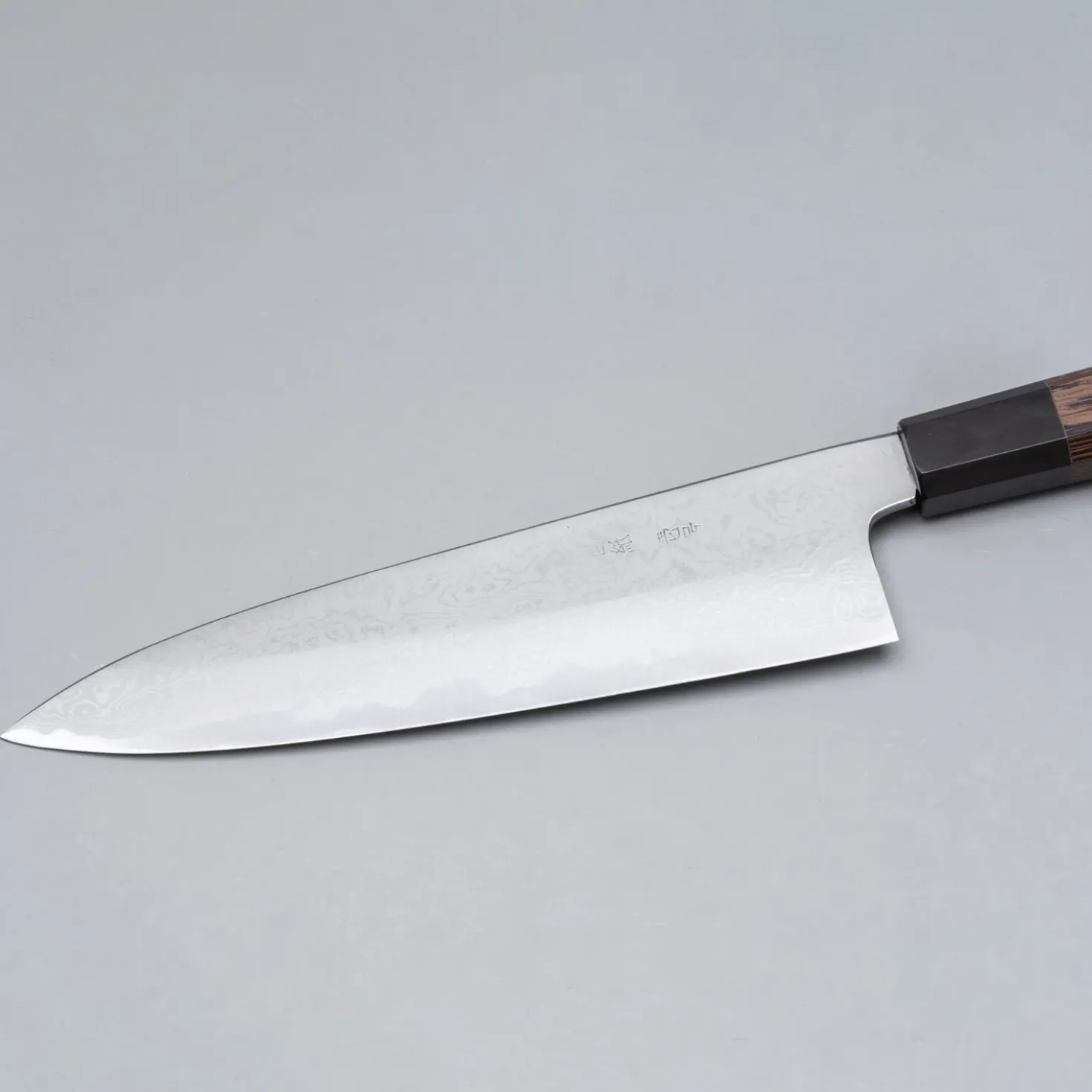 Yoshikazu Tanaka Shirogami #1 Damast Wenge Gyuto 21 cm