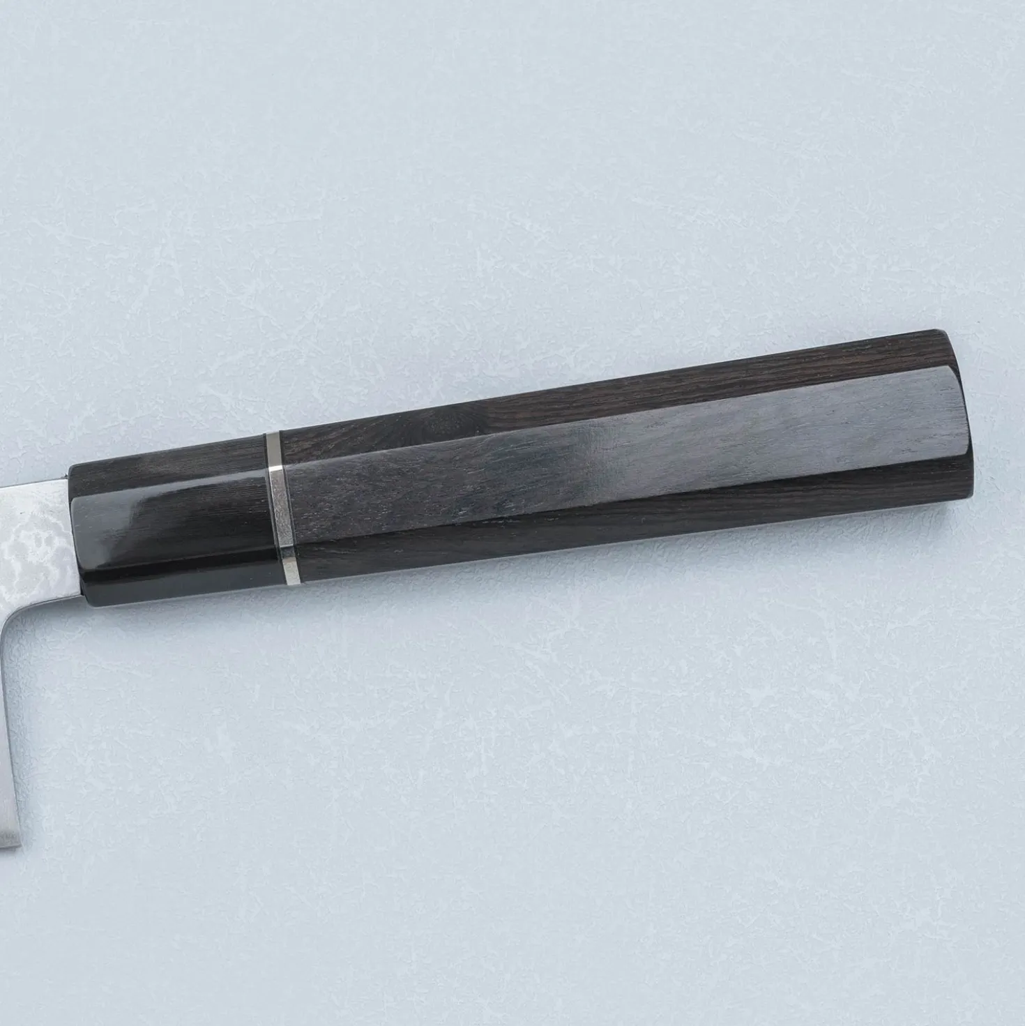 Yoshikazu Tanaka Shirogami #1 Damast Ebony Gyuto 24 cm