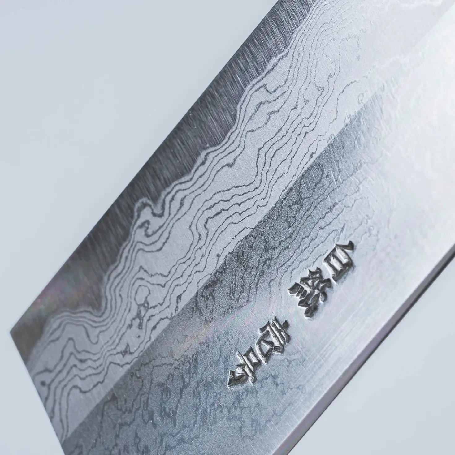 Yoshikazu Tanaka Shirogami #1 Damast Ebony Gyuto 24 cm