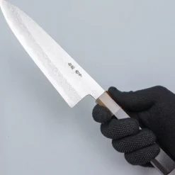 Yoshikazu Tanaka Shirogami #1 Damast Ebony Gyuto 21 cm