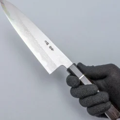 Yoshikazu Tanaka Shirogami #1 Damast Ebony Gyuto 21 cm