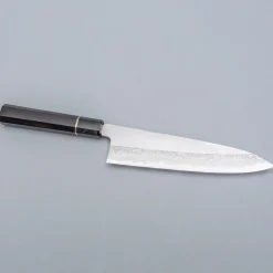 Yoshikazu Tanaka Shirogami #1 Damast Ebony Gyuto 21 cm