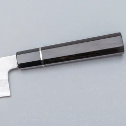 Yoshikazu Tanaka Shirogami #1 Damast Ebony Gyuto 21 cm