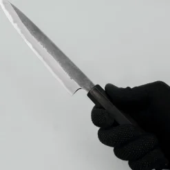 Yoshikazu Tanaka Shirogami #1 Kurouchi JNAT Finish Petty 17 cm