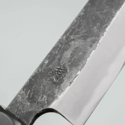 Yoshikazu Tanaka Shirogami #1 Kurouchi JNAT Finish Petty 17 cm