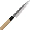 Yoshikazu Tanaka Shirogami #1 Kurouchi JNAT Finish Ho-Wood Petty 14 cm