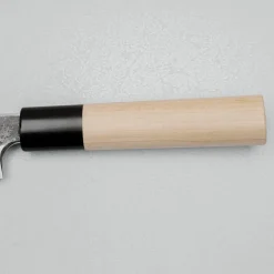Yoshikazu Tanaka Shirogami #1 Kurouchi JNAT Finish Ho-Wood Petty 14 cm