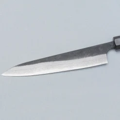 Yoshimi Kato Aogami Super Damast Iron Cladd Kurouchi Petty 15 cm
