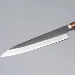 Yoshimi Kato Aogami Super Damast Kurouchi Maple Gyuto 24 cm