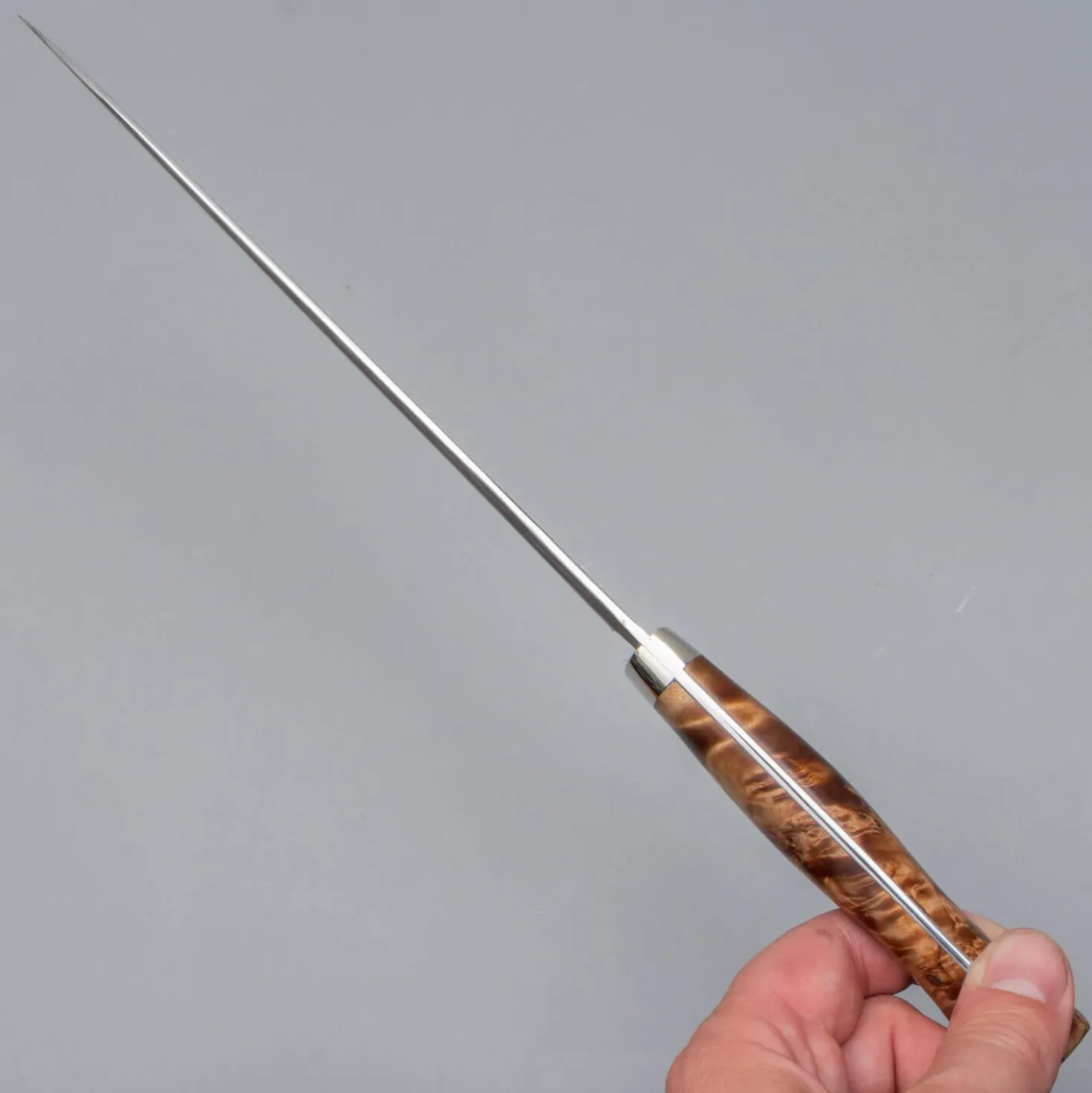 Yoshimi Kato Aogami Super Damast Kurouchi Maple Gyuto 21 cm