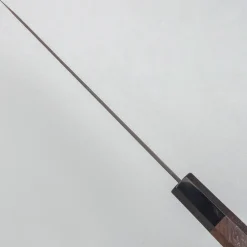 Yoshimi Kato Aogami Super Damast Iron Clad Kurouchi Gyuto 21 cm