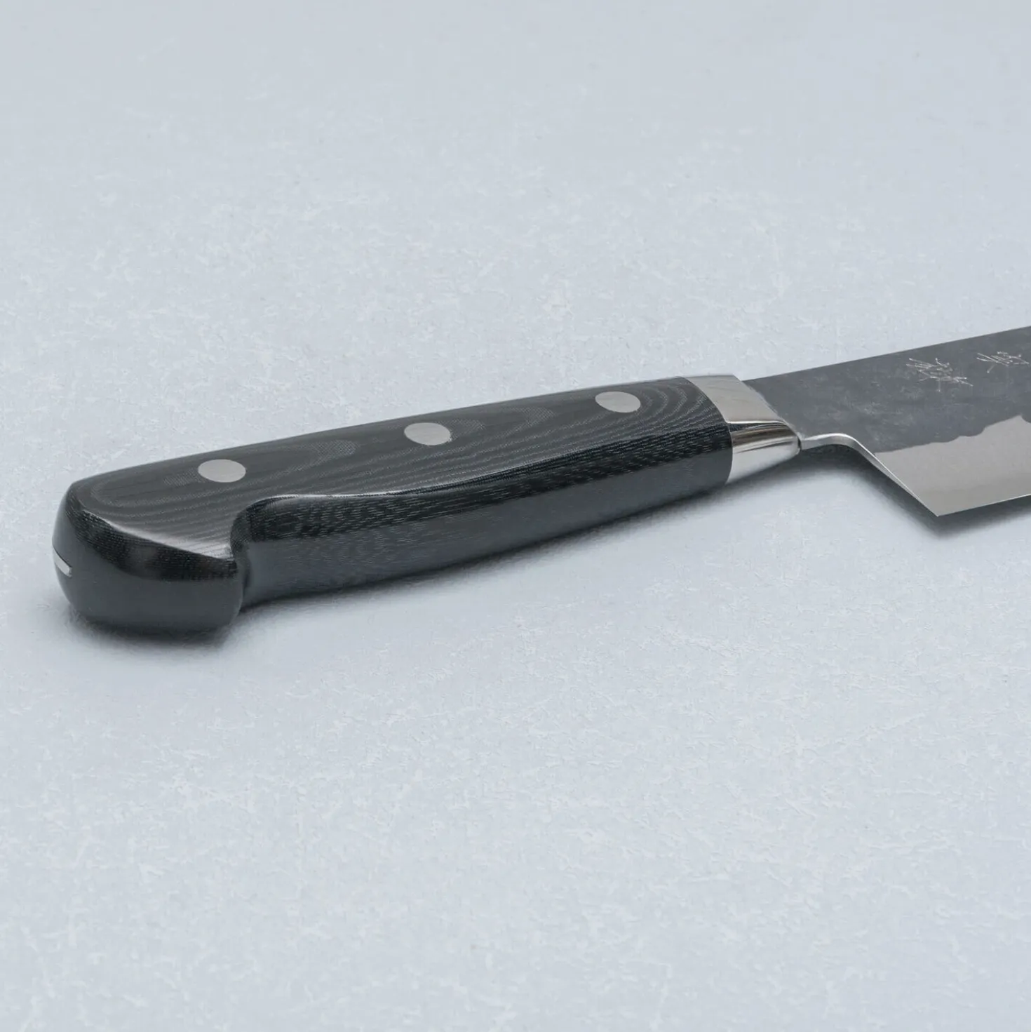 Yoshimi Kato Aogami Super Kurouchi Western Gyuto 21 cm