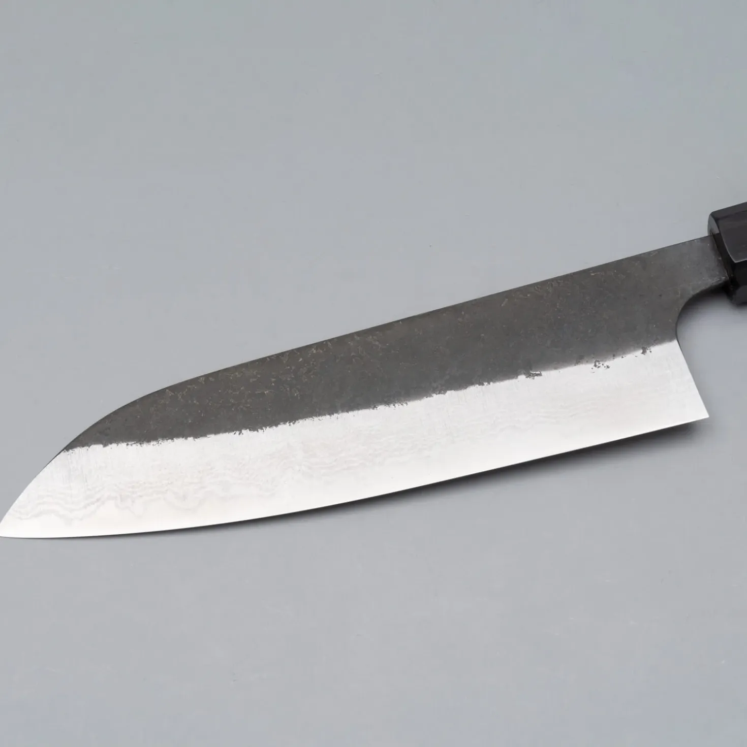 Yoshimi Kato Aogami Super Kurouchi Iron Walnut Santoku 18 cm