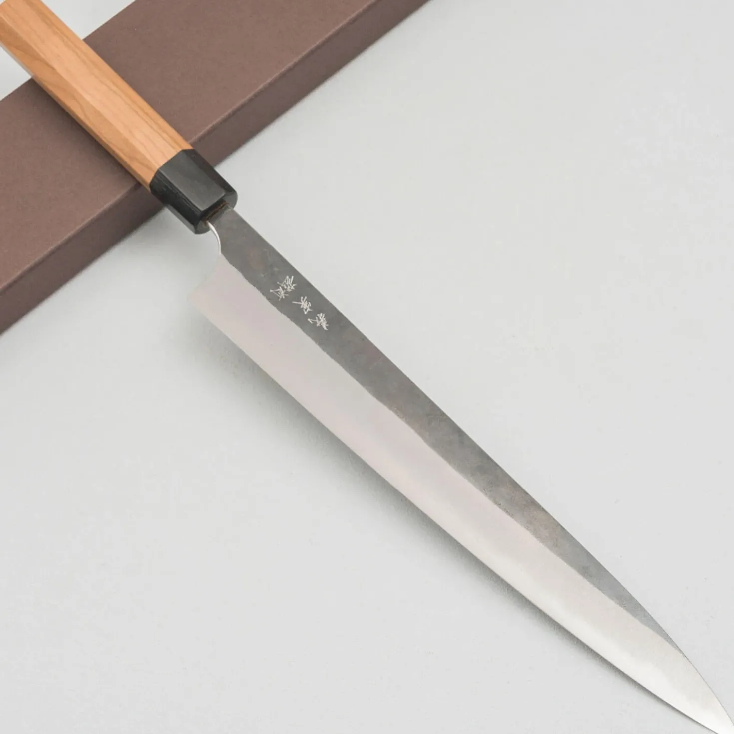 Yoshimi Kato Aogami Super Kurouchi Sujihiki 27 cm