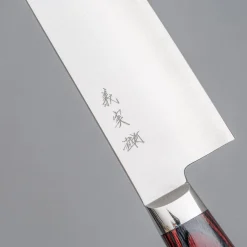 Yoshimi Kato Aogami Super Nashiji Western Santoku 17 cm