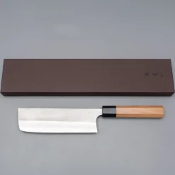 Yoshimi Kato Aogami Super Nashiji Nakiri 16.5 cm