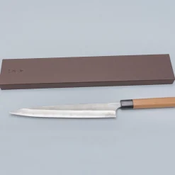 Yoshimi Kato Aogami Super Nashiji Sujihiki 27 cm