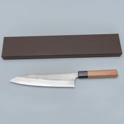 Yoshimi Kato Aogami Super Nashiji Cherry Gyuto 21 cm