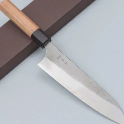 Yoshimi Kato Aogami Super Nashiji Cherry Gyuto 18 cm