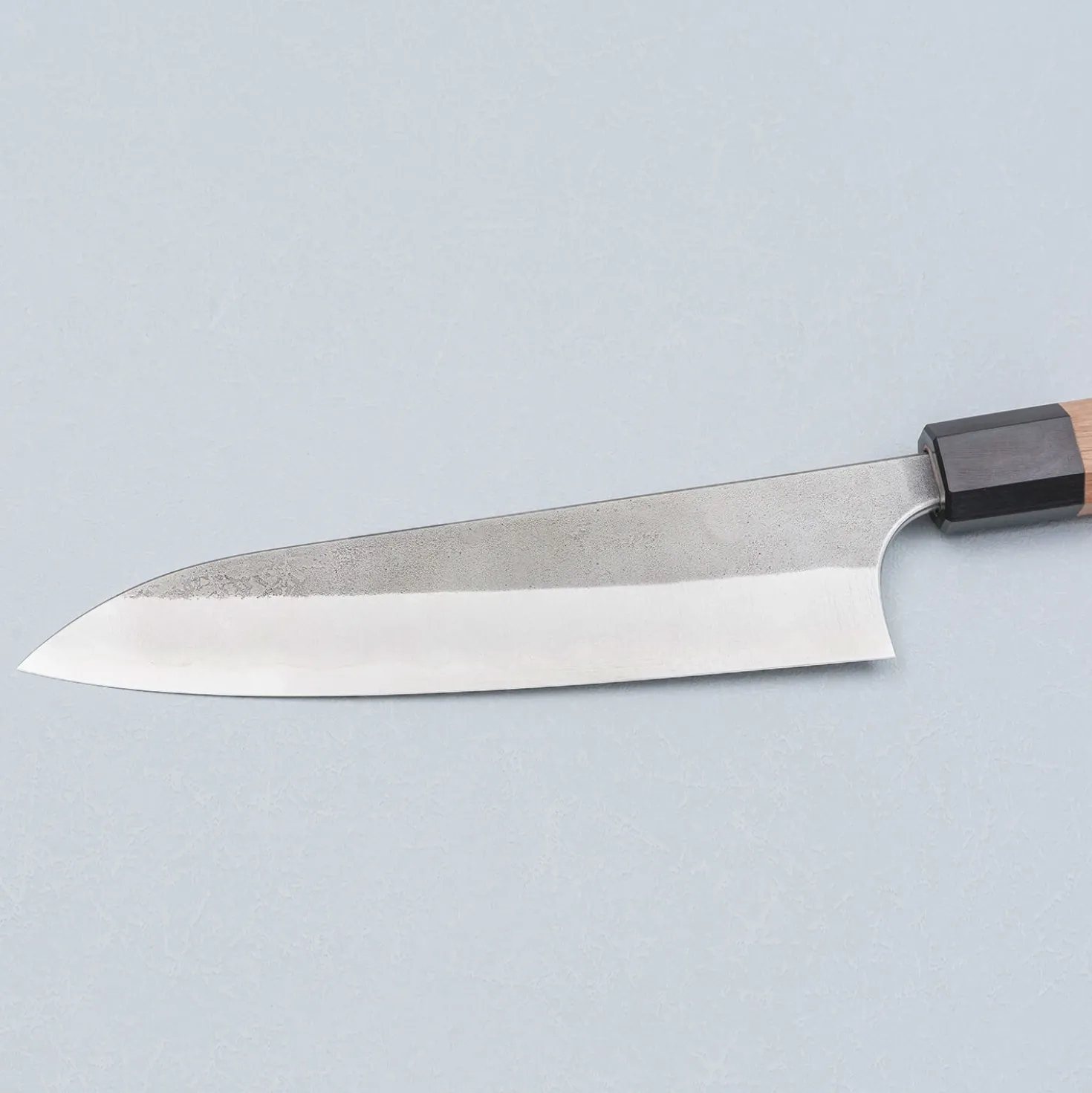 Yoshimi Kato Aogami Super Nashiji Cherry Gyuto 18 cm