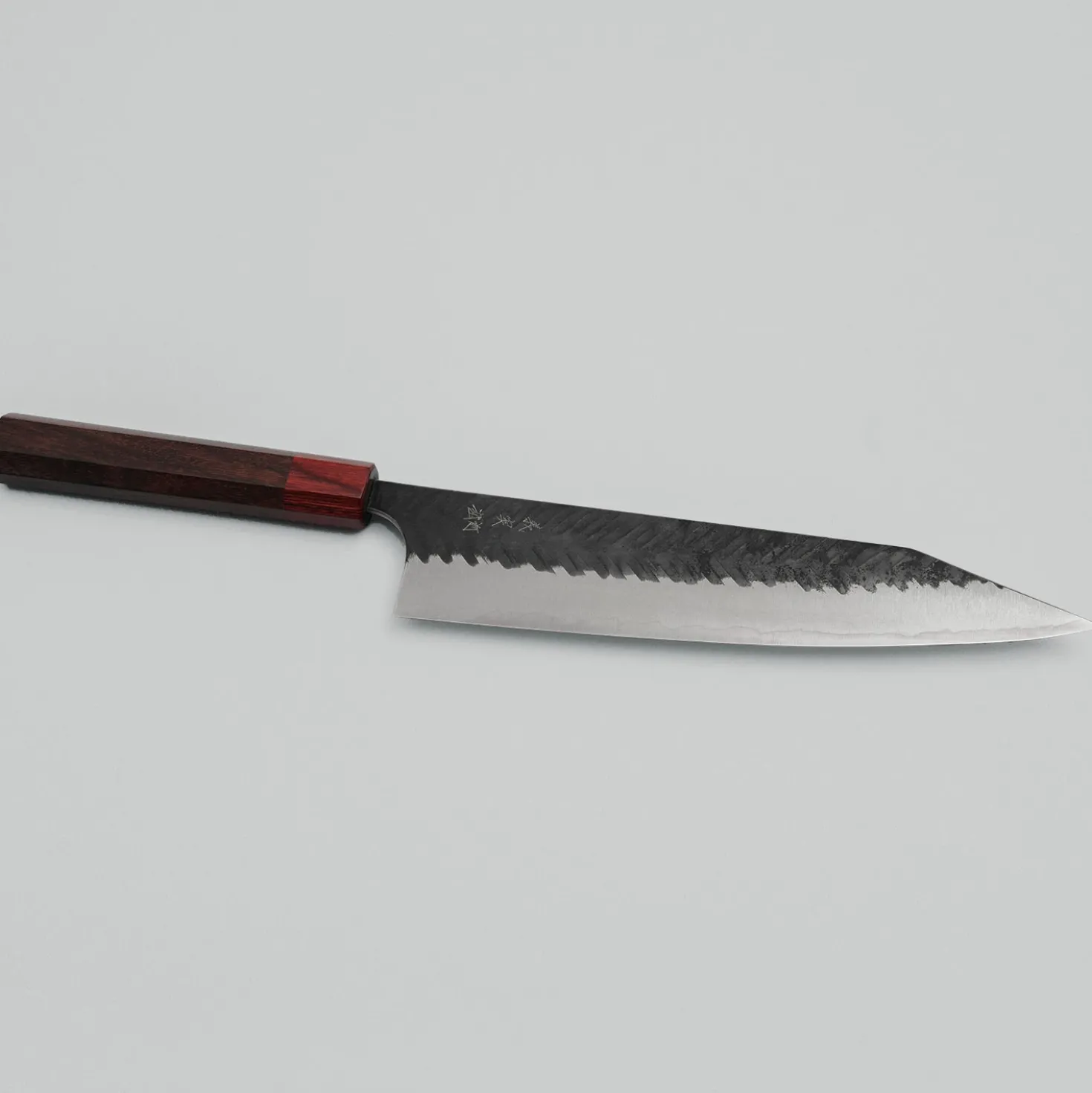 Yoshimi Kato Aogami Super V Tsuchime Rosewood Kiritsuke 24 cm