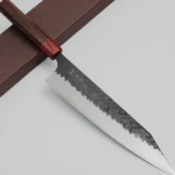 Yoshimi Kato Aogami Super V Tsuchime Rosewood Kiritsuke 24 cm